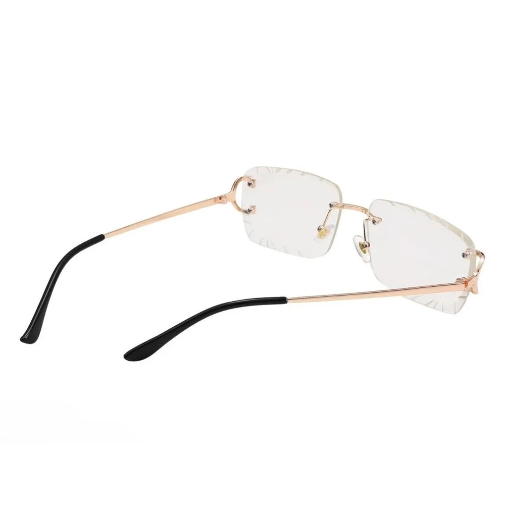 Women Sophisticated Uv400 Sunglasses Clear Lens Eye Glasses UV Protection Trendy